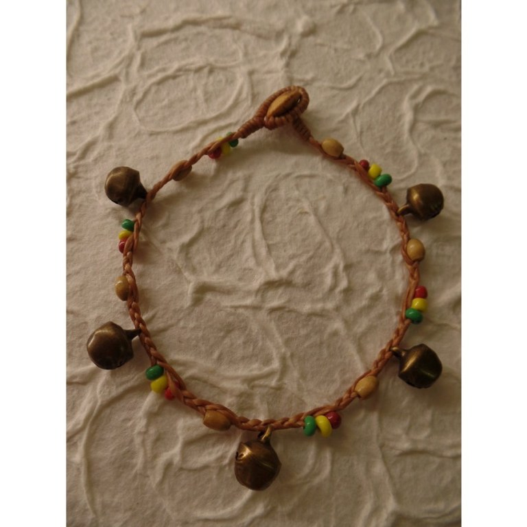 Bracelet cheville rakhang beige