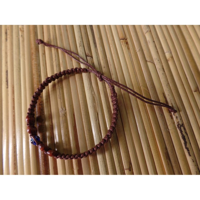 Bracelet marron nazar boncugu