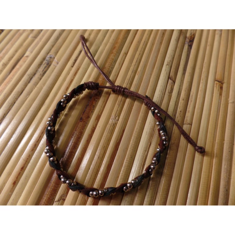 Bracelet marron/noir mutiara