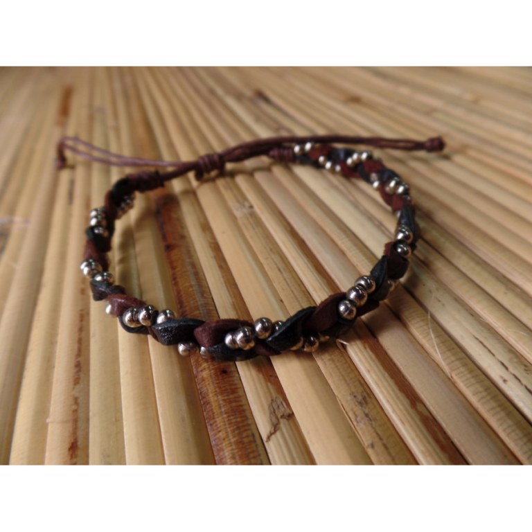 Bracelet marron/noir mutiara