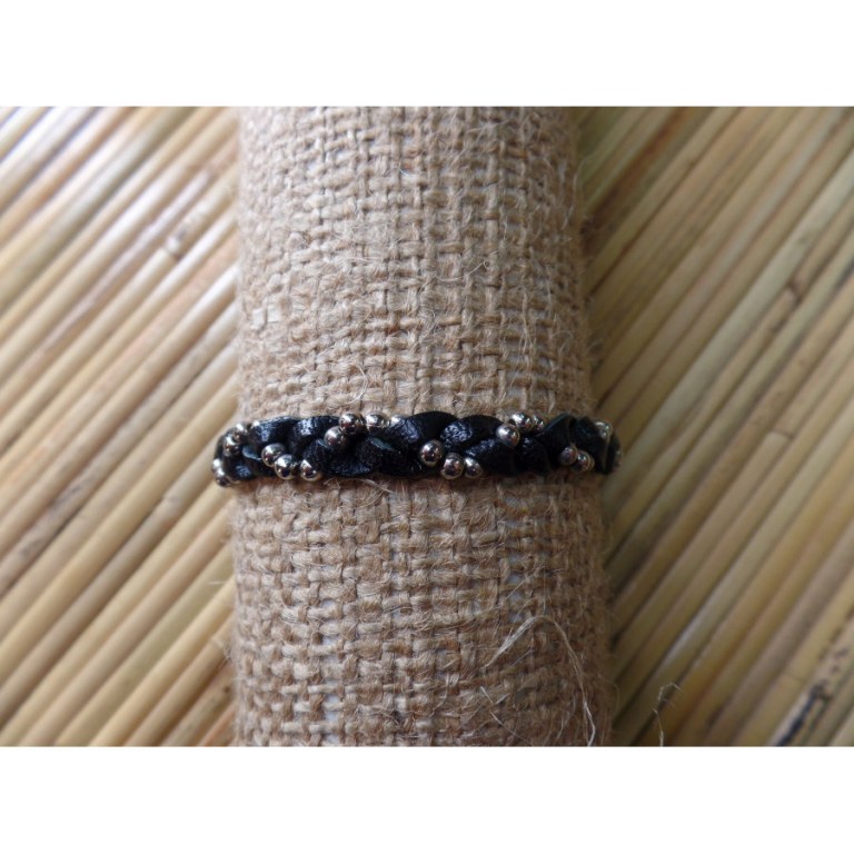 Bracelet 2 noir mutiara