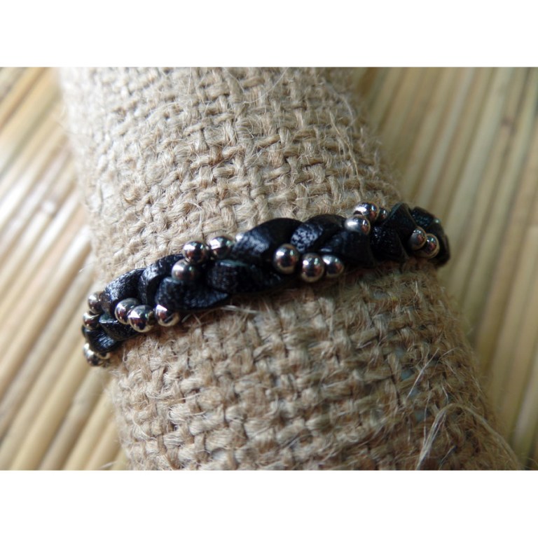 Bracelet 2 noir mutiara