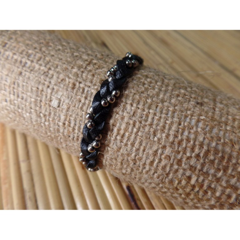 Bracelet 2 noir mutiara