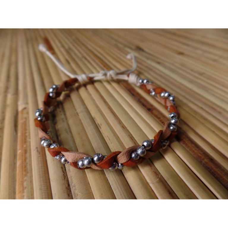 Bracelet marron/beige mutiara