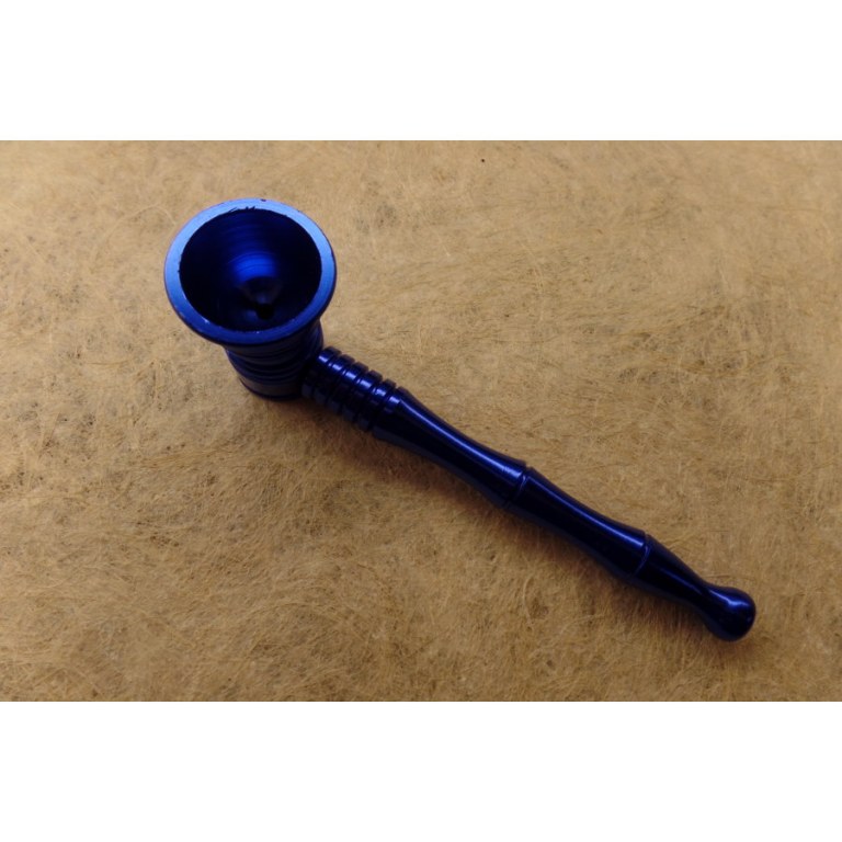 Pipe alu bleu