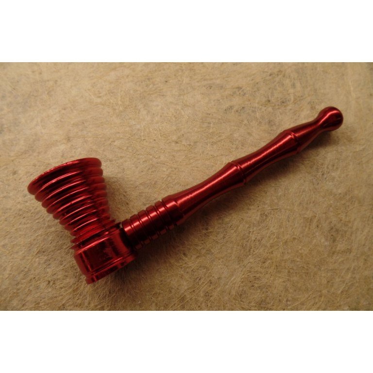 Pipe alu rouge