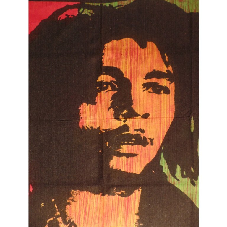 Tenture striée Bob Marley one love