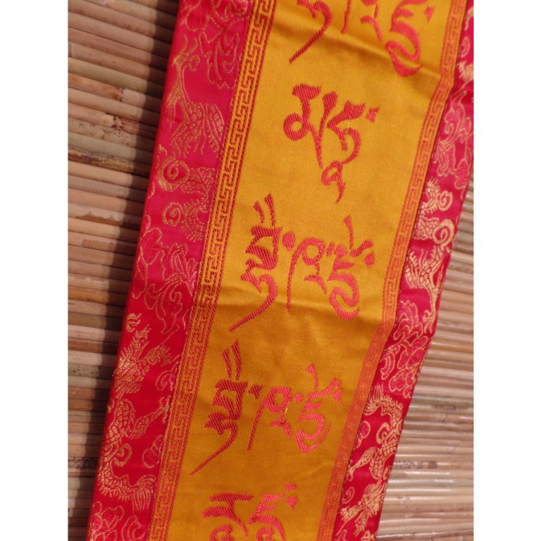 Bannière tibétaine mantra Bouddha de la médecine