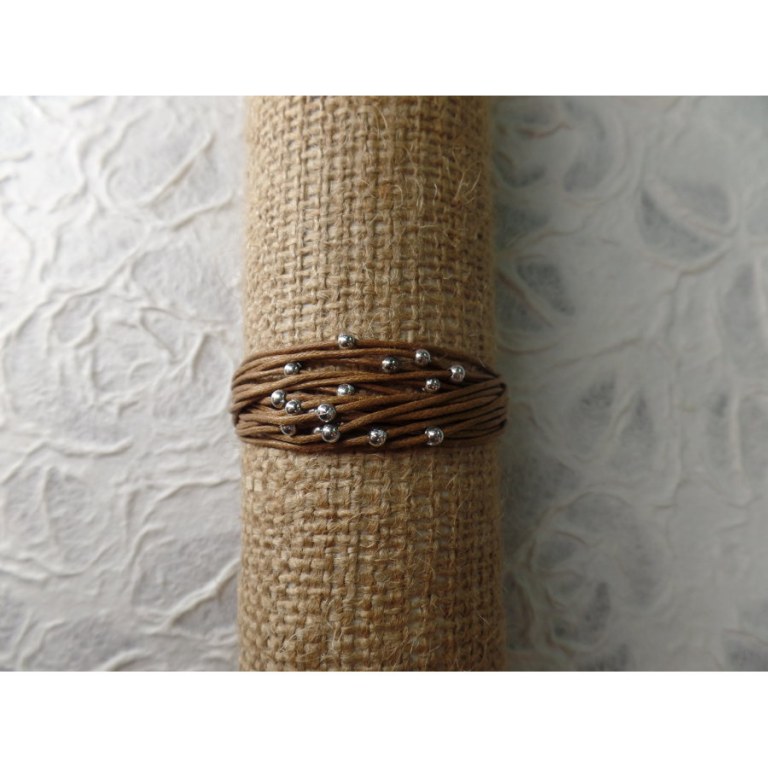 Bracelet kawat marron