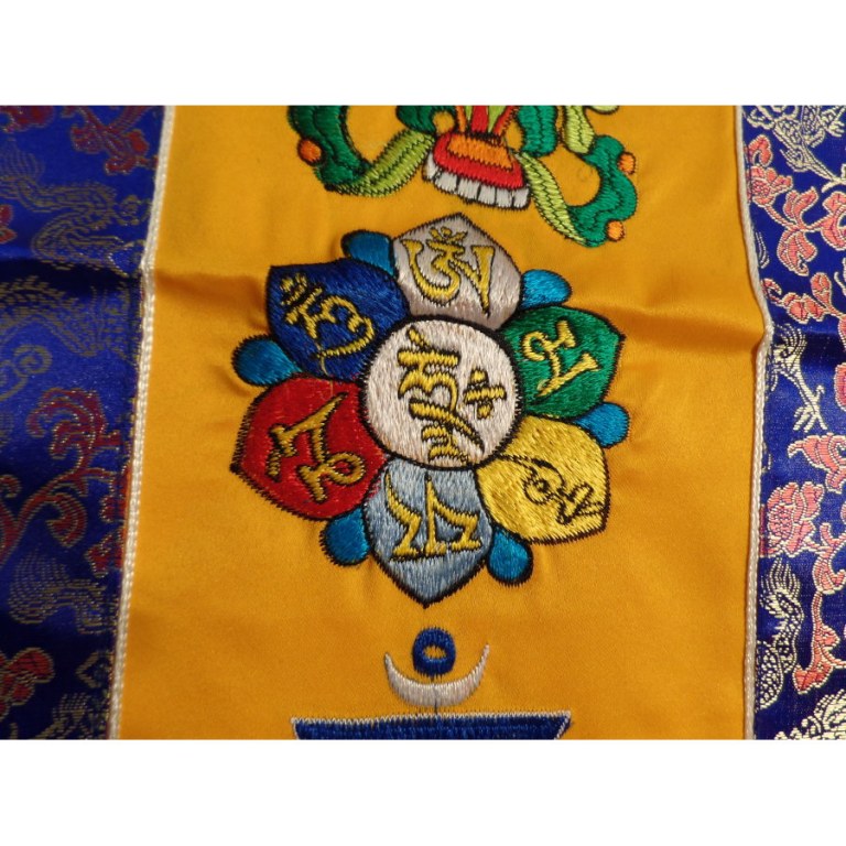 Broderie tibétaine 5 symboles