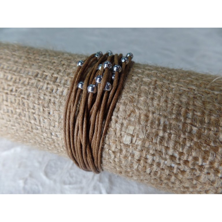 Bracelet kawat marron