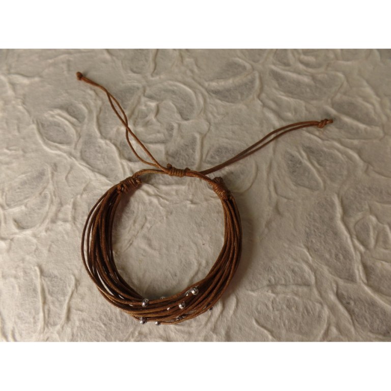 Bracelet kawat marron