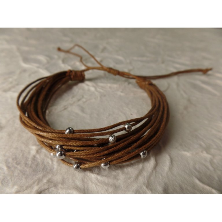 Bracelet kawat marron