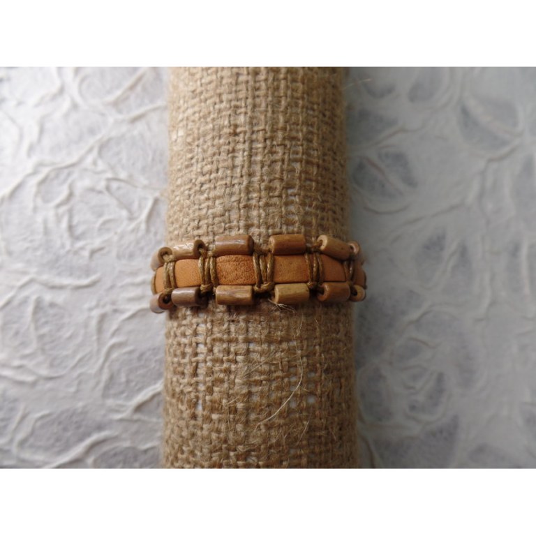 Bracelet manik kayu chamois