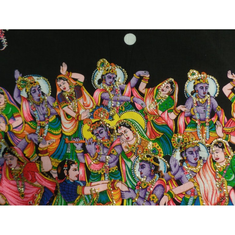 Petite tenture danse indienne