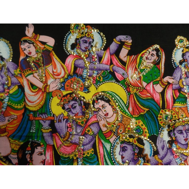 Petite tenture danse indienne