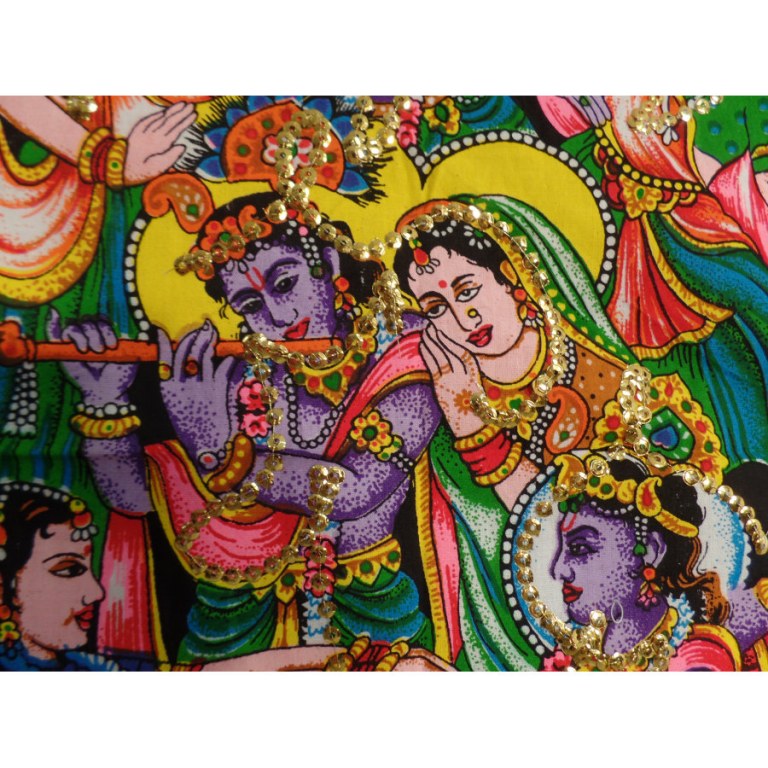 Petite tenture danse indienne