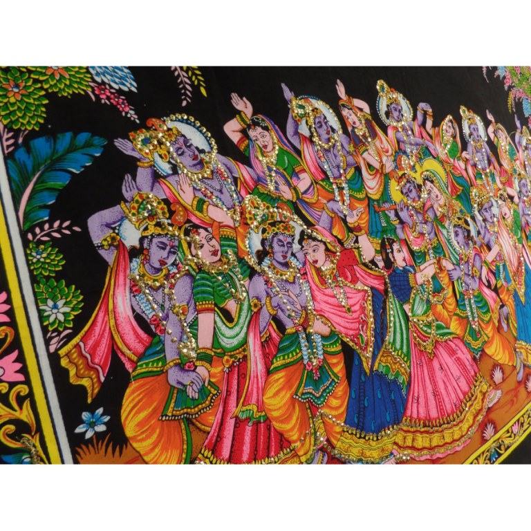 Petite tenture danse indienne