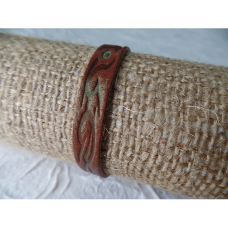 Bracelet pita tatto marron