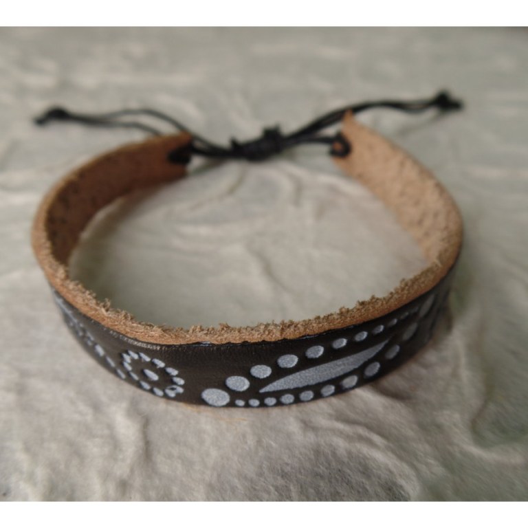 Bracelet pita feuilles