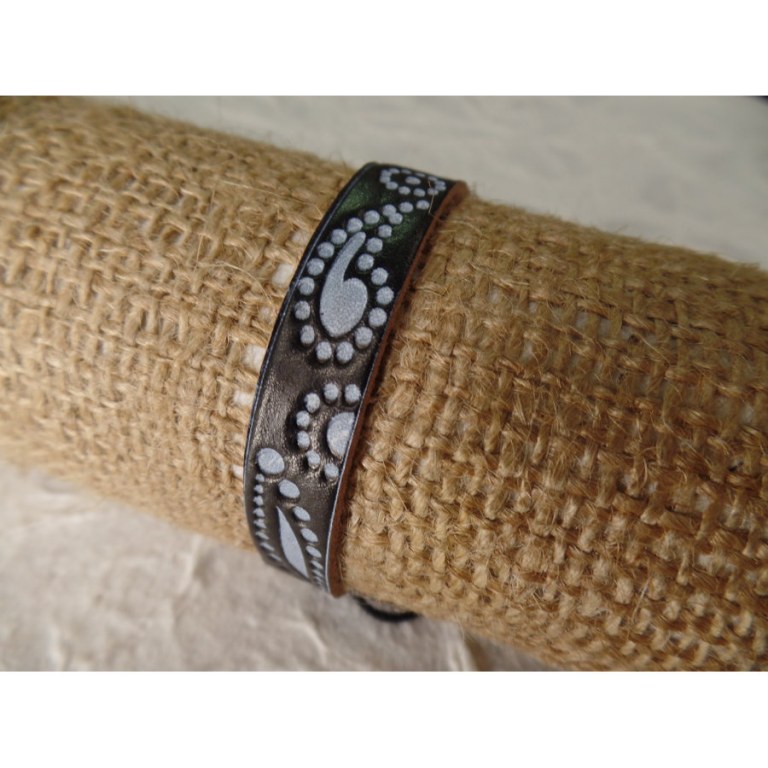 Bracelet pita feuilles