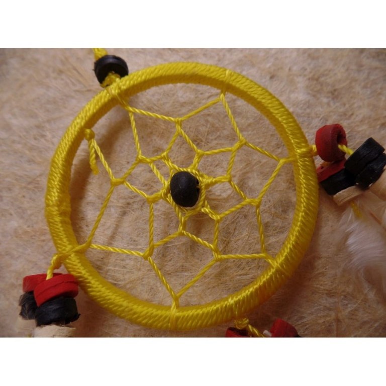 Mini dreamcatcher pingasut jaune