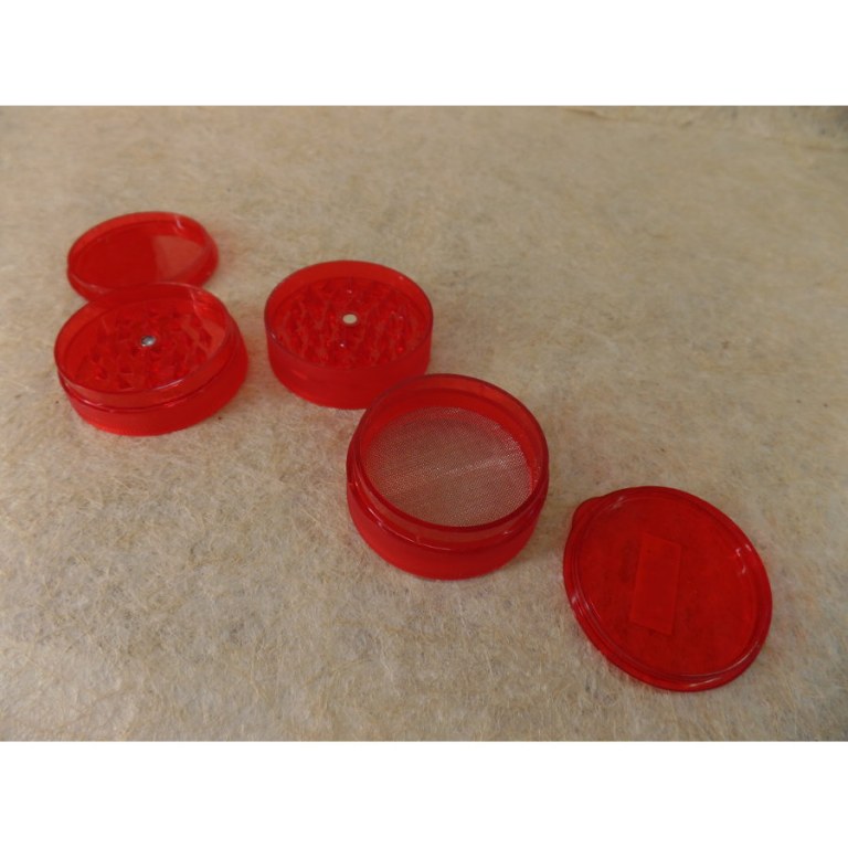 Grinder acry rond rouge 