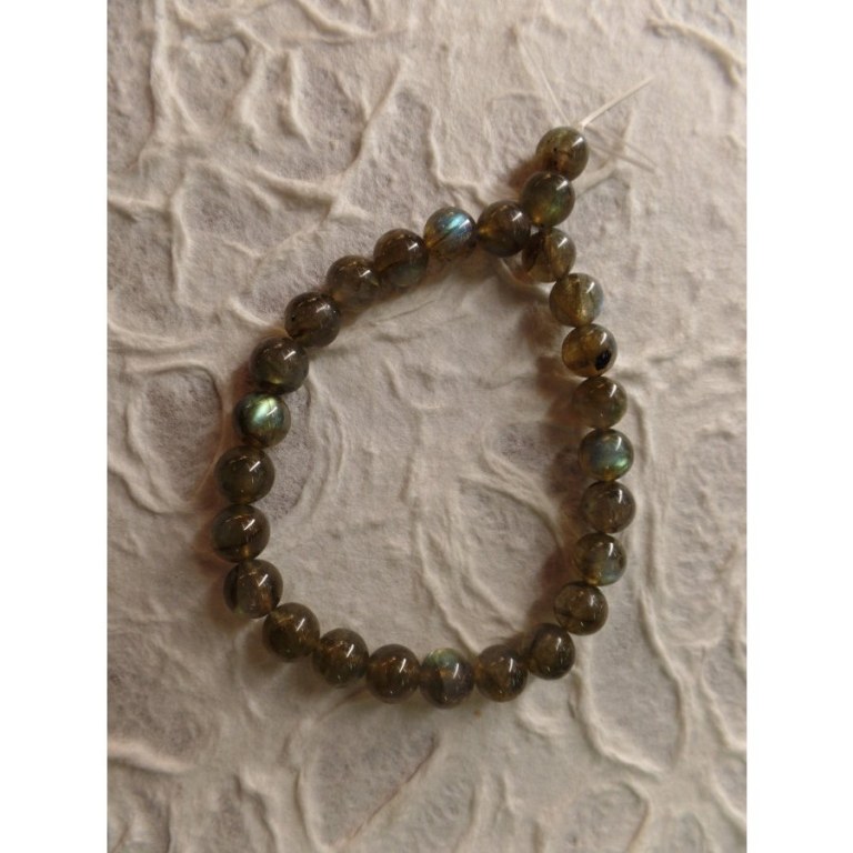 Bracelet tibétain labradorite