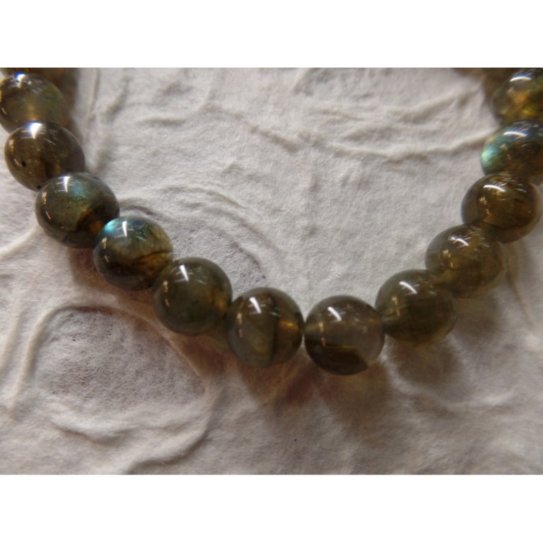 Bracelet tibétain labradorite