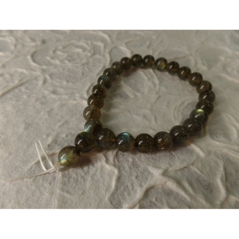 Bracelet tibétain labradorite