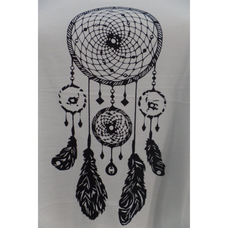 Débardeur dreamcatcher cercles et plumes