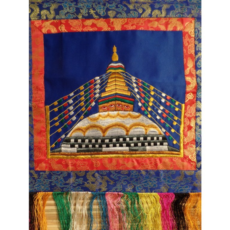 Tanka brodé stupa Swayambhu 2