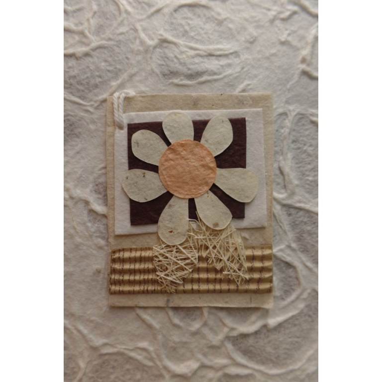 Mini carte fleur soleil