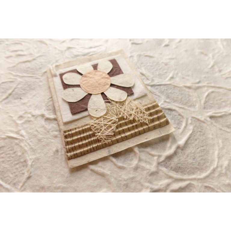 Mini carte fleur soleil