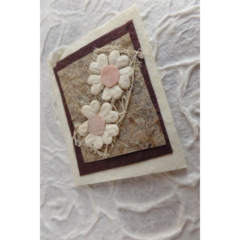 Mini carte les fleurs