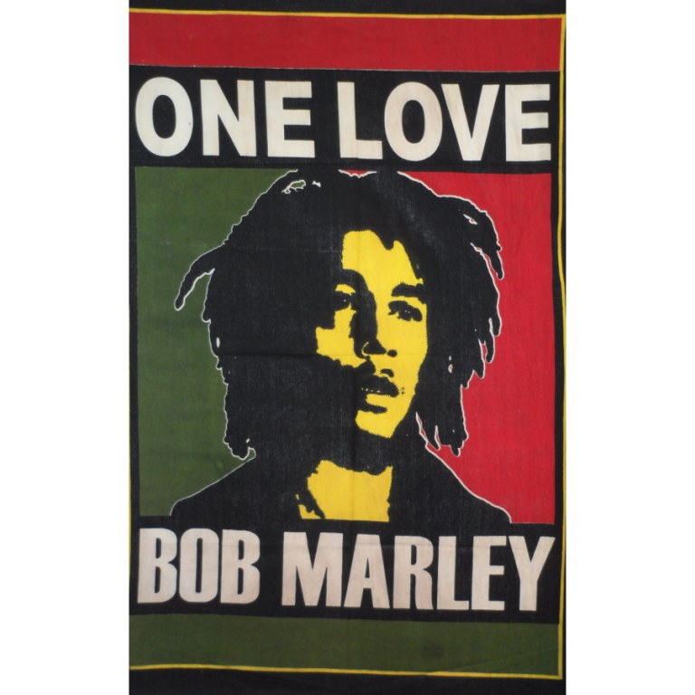 Petite tenture Bob Marley one love