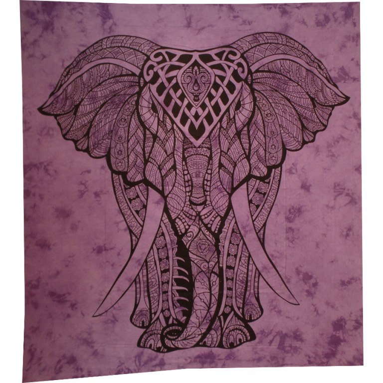 Tenture maxi Rajasthan mauve
