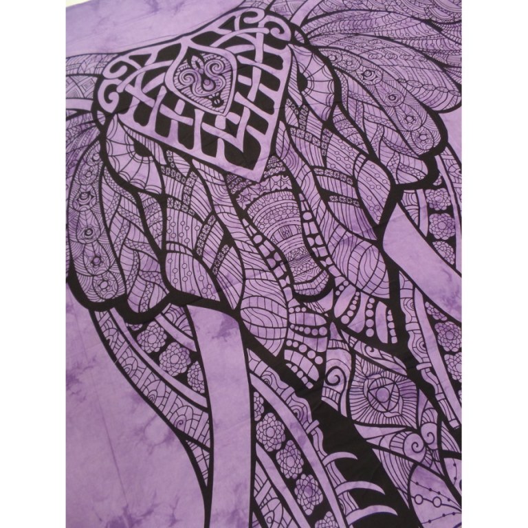 Tenture maxi Rajasthan mauve