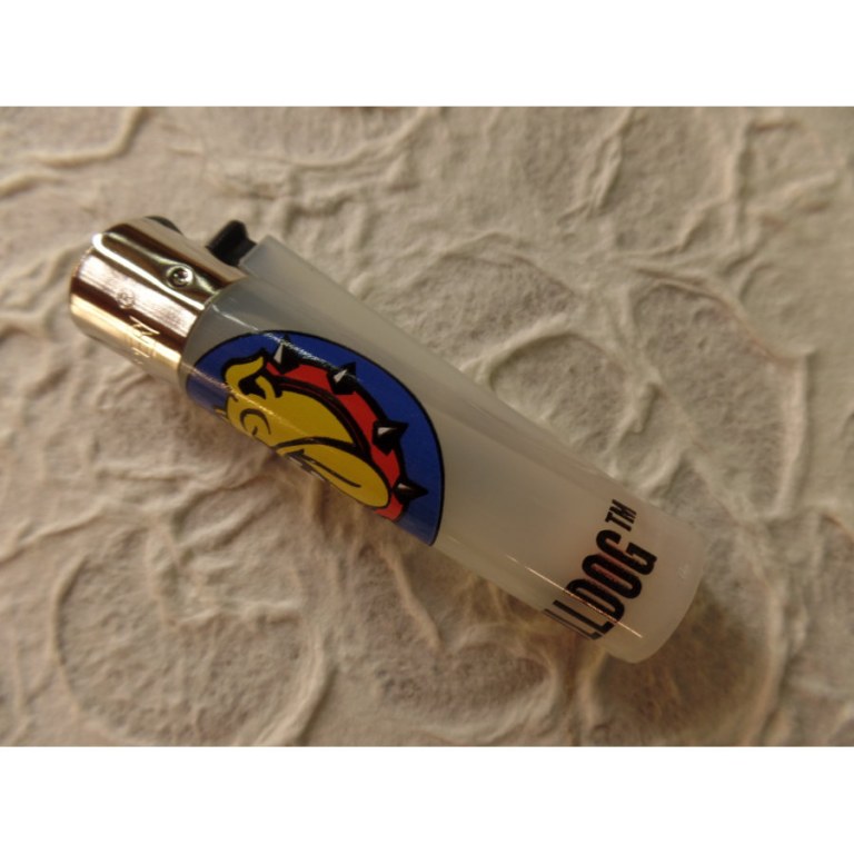 Briquet bulldog blanc