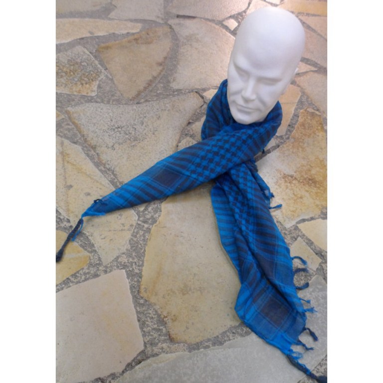 Foulard Riyad bleu vif