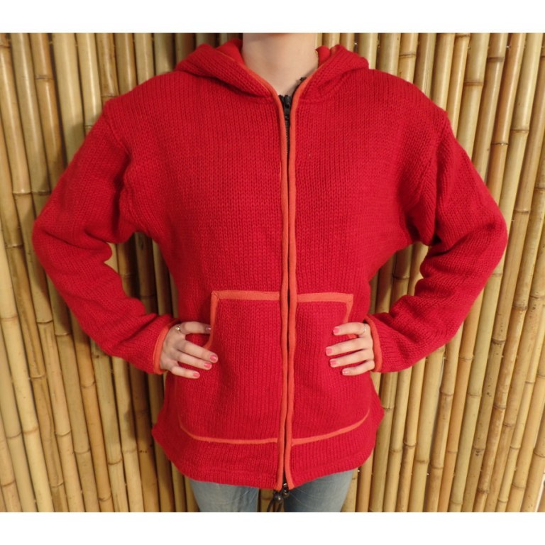 Veste Antisana rouge