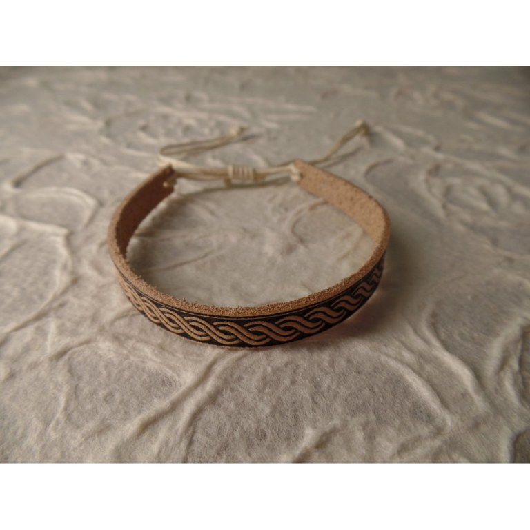 Bracelet pita tressage clair