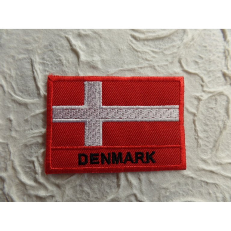 Ecusson drapeau Danemark