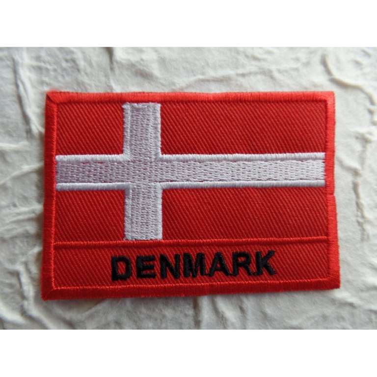 Ecusson drapeau Danemark