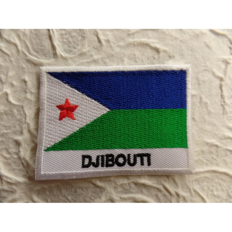 Ecusson drapeau Djibouti