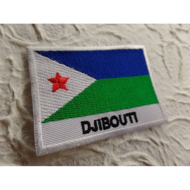 Ecusson drapeau Djibouti