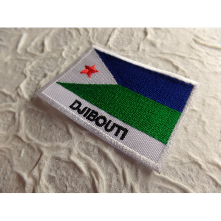 Ecusson drapeau Djibouti