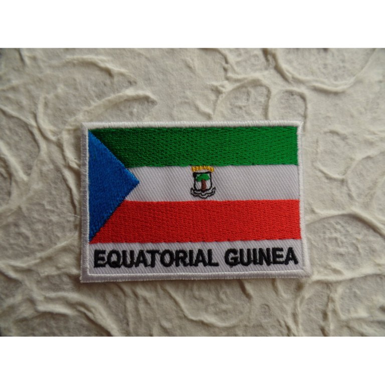 Ecusson drapeau Guinée équatoriale