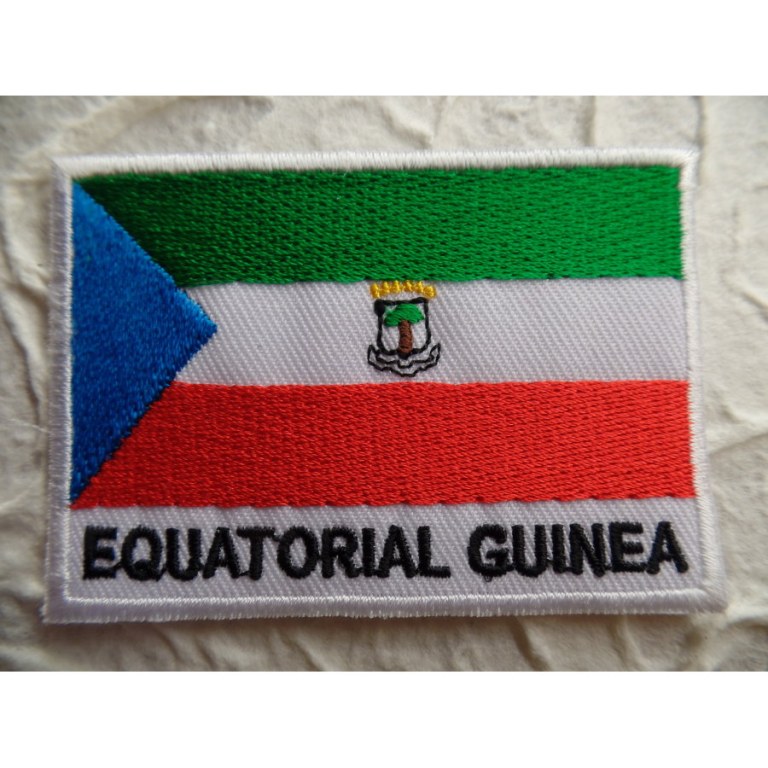 Ecusson drapeau Guinée équatoriale