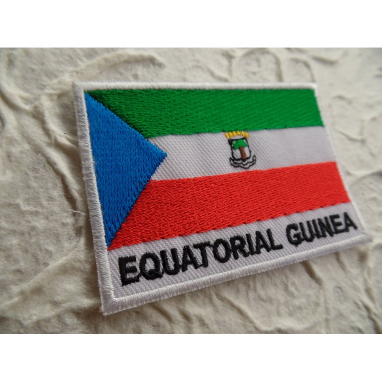 Ecusson drapeau Guinée équatoriale